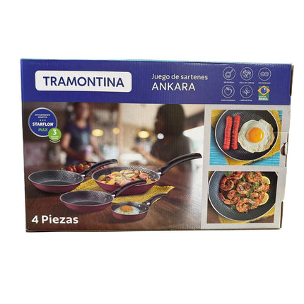 Juego de Sartenes Tramontina 32300449 ANKARA 4 piezas
