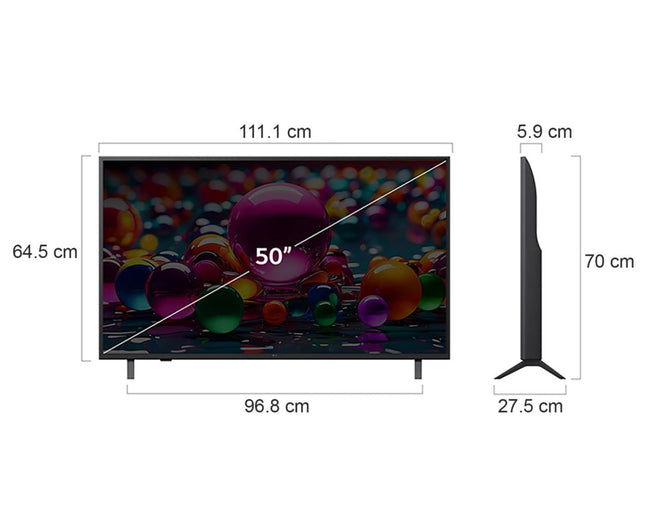 Pantalla LG 50UA7500PSA Smart TV LG LED 50 Pulgadas UHD 4K