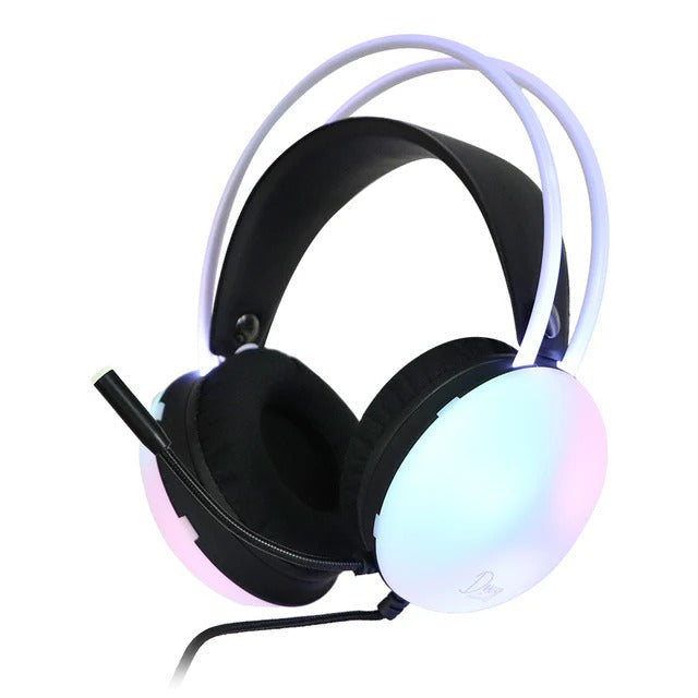 Audifonos Fussion HPG-003 DOXY Multicolor Con Micrófono Y Luz Gamer
