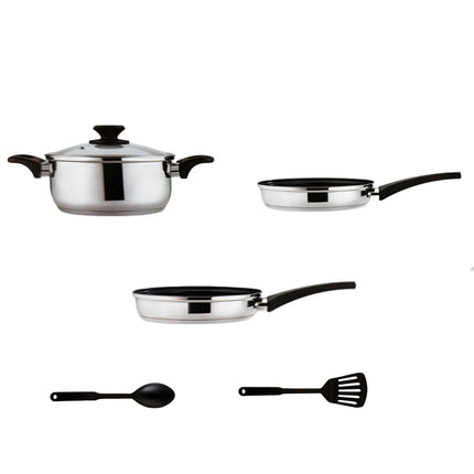 Batería de Cocina Tramontina 32208950 de 6 Piezas de Acero Inoxidable