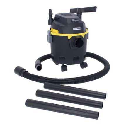 ASPIRADORA PARA SOLIDOS Y LIQUIDOS KARCHER WDL 1  10LTS NEGRO