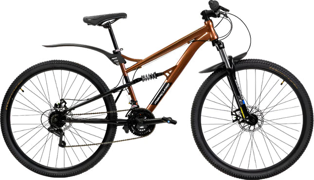 Bicicleta De Montaña Mercurio Ds Kaizer R29 Color Bronce 21v