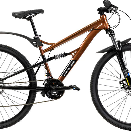 Bicicleta De Montaña Mercurio Ds Kaizer R29 Color Bronce 21v