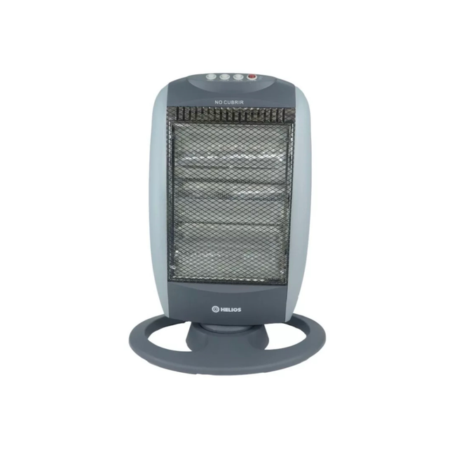 Calefactor Eléctrico  HELIOS LQ12W Cuarzo 3 Niveles 400W a 1200W