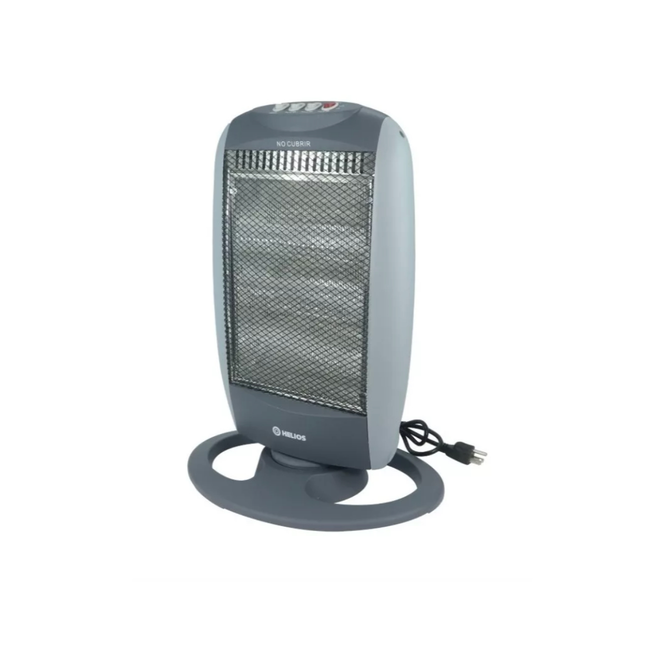 Calefactor Eléctrico  HELIOS LQ12W Cuarzo 3 Niveles 400W a 1200W