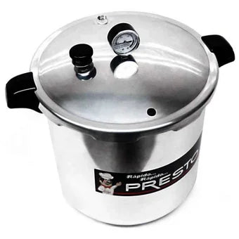 Olla Express Presto 21 litros Aluminio 7 Sistemas de seguridad Plata