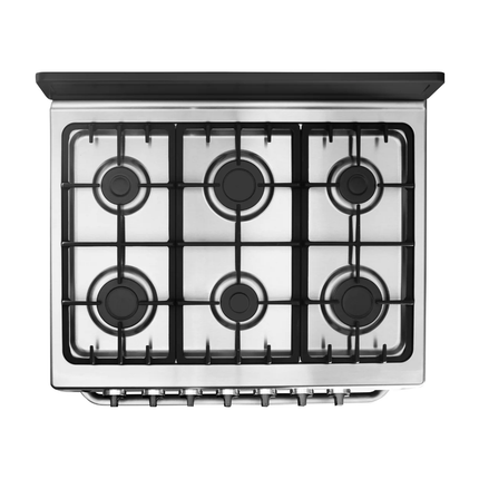 ESTUFA MIDEA MGS30FS1BEABB  30" CUBIERTA ACERO INOX COLOR NEGRO MIDEA