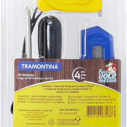 Juego de herramientas Tramontina 43408118 4 piezas