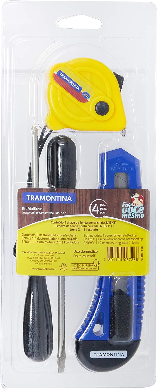 Juego de herramientas Tramontina 43408118 4 piezas