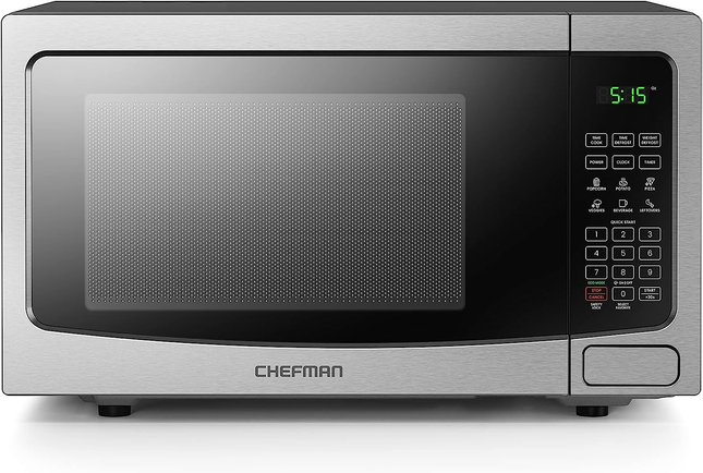 HORNO MICROONDAS CHEFMAN RJ55-SS-11-MX 1.1 PIES ACERO INOX
