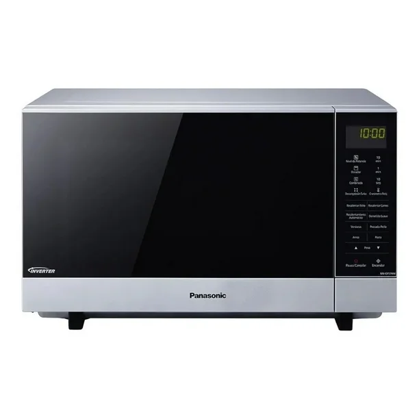 Horno De Microondas PANASONIC NN-GF574MRPH Grill Inverter  1.0 Plateado