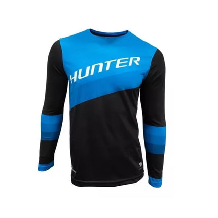 Jersey  Hunter Azul  con negro  Manga Larga