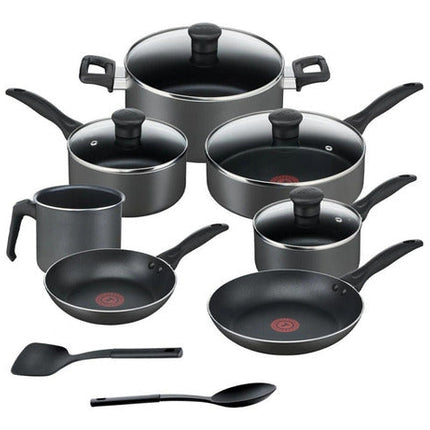 Batería T-fal B479SD84 Family Cook Gris 13 Piezas