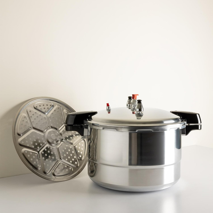 Olla Express Ekco 38748  Aluminio 23L Plata