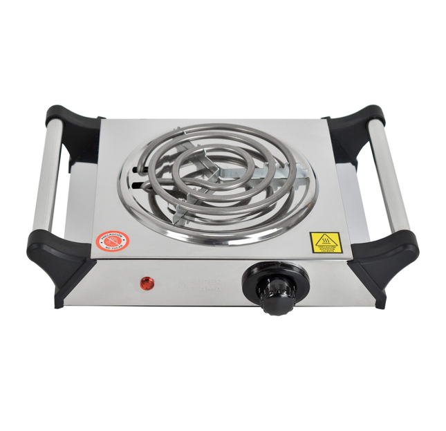 PARRILLA ELECTRICA SUPERFLAMA SILVERT ONE  1 RESISTENCIAS