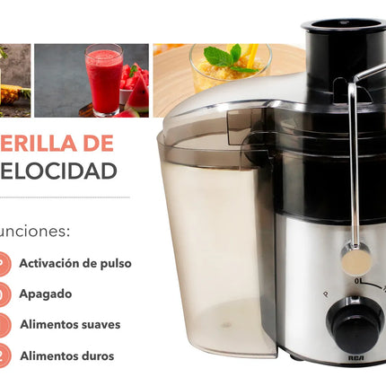 Extractor de Jugos RCA RC-XT1 con Dos Velocidades