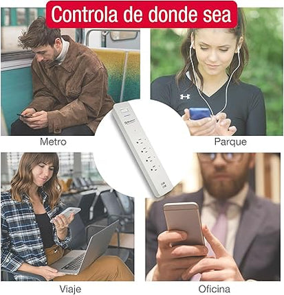 Multicontacto inteligente Koblenz  SPS-4CUSBWIFI