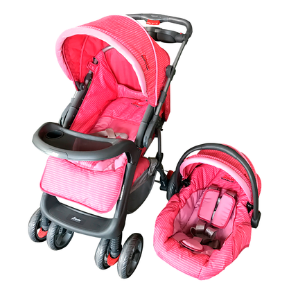 Carriola Travel System Aventura Rosa