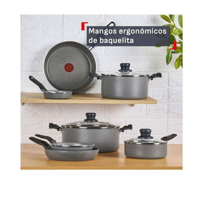 Bateria T-Fal 5821600 Antiadherente 12 piezas