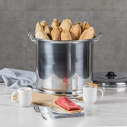 Vaporera de aluminio VAPORE 45VAS Vasconia  47.7 tapa de aluminio